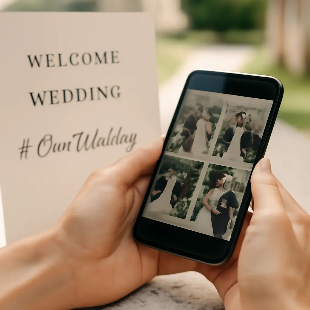 Illustration complémentaire pour l'article sur le partage des photos de mariage sur les réseaux sociaux