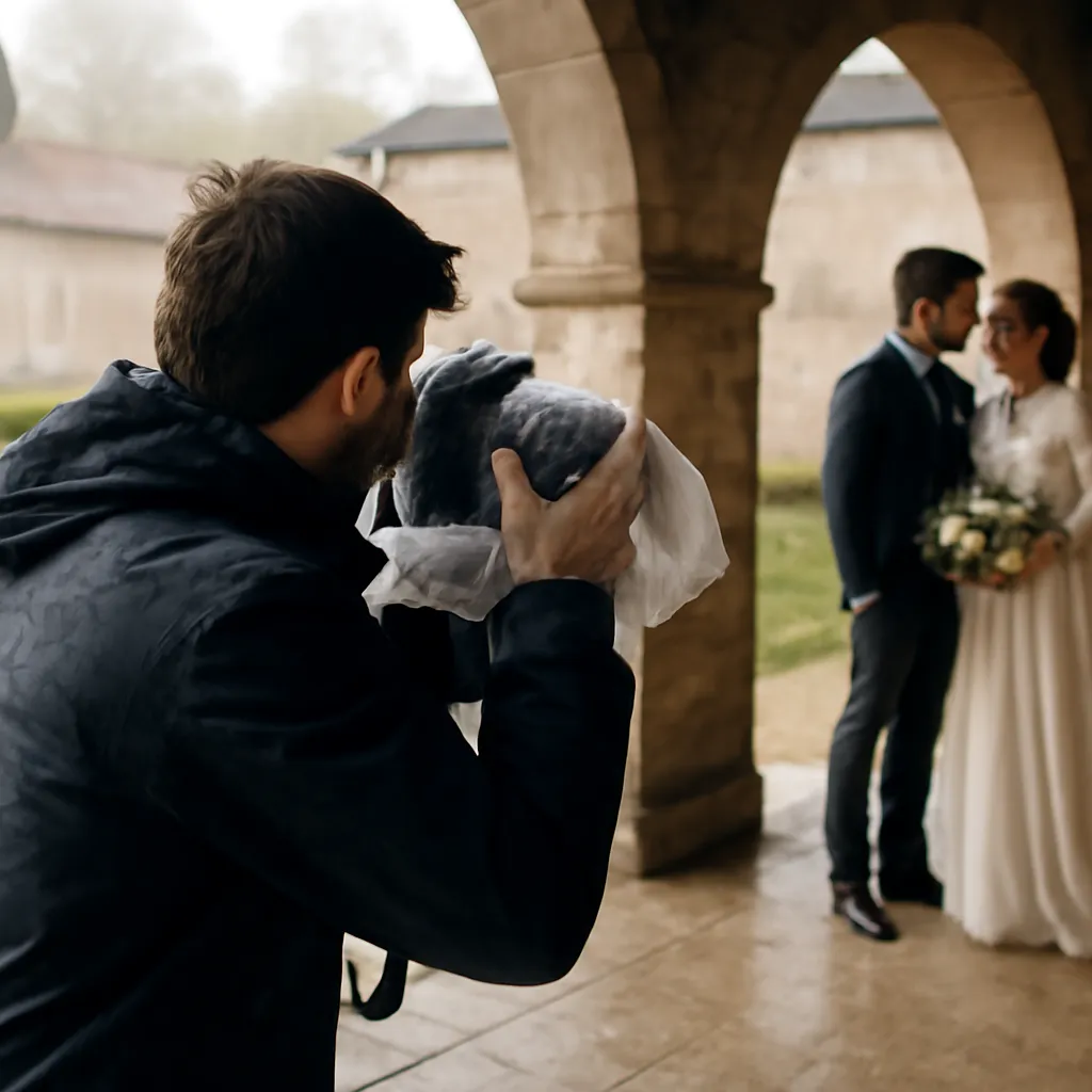 Illustration complémentaire pour l'article sur les photos de mariage sous la pluie