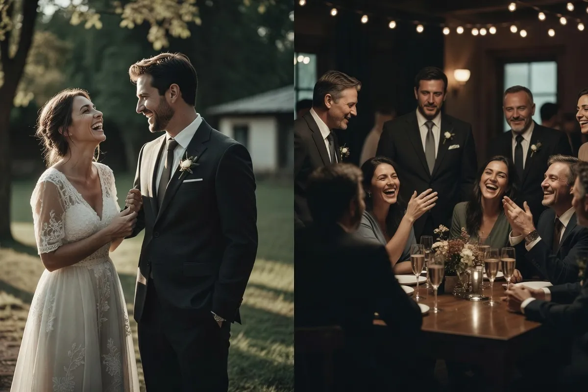 Illustration : Les differents styles de photographie de mariage : reportage/documentaire, pose 